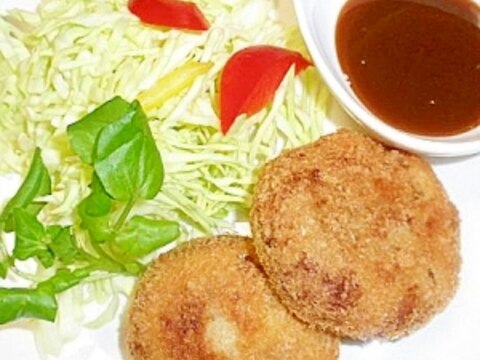 挽肉なし*カレー粉で★カレーコロッケ